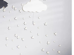 Dekoratives Wandpaneel f&uuml;r Kinder 3D Modell