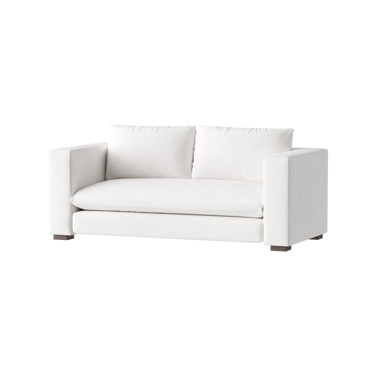 DESEO COPPER BROWN PERFORMANCE VELVET SOFA 3D Model .c4d .max .obj .3ds .fbx .stl .blend