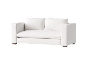 DESEO COPPER BROWN PERFORMANCE VELVET SOFA 3D Model