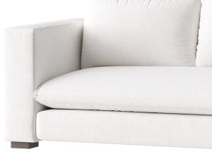 DESEO COPPER BROWN PERFORMANCE VELVET SOFA Modelo 3D