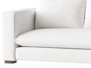 DESEO COPPER BROWN PERFORMANCE VELVET SOFA 3D Model