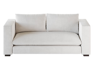 DESEO COPPER BROWN PERFORMANCE VELVET SOFA Modelo 3D