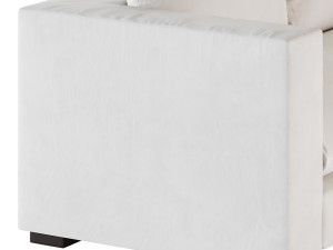 DESEO COPPER BROWN PERFORMANCE VELVET SOFA Modelo 3D