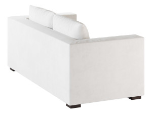 DESEO COPPER BROWN PERFORMANCE VELVET SOFA Modelo 3D