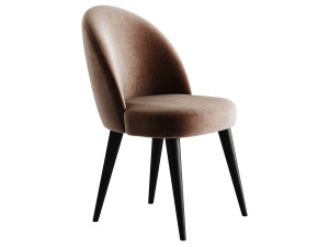 Dining soft chair Timon I 3D Model