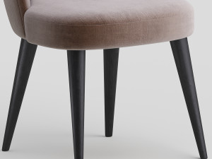 Dining soft chair Timon I 3D Модель
