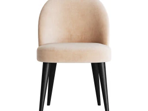 Dining soft chair Timon I 3D Model