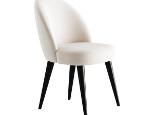 Dining soft chair Timon II 3D Model