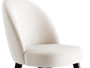 Dining soft chair Timon II 3D Model