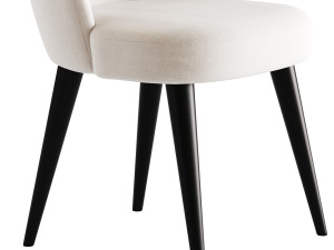 Dining soft chair Timon II 3Dモデル