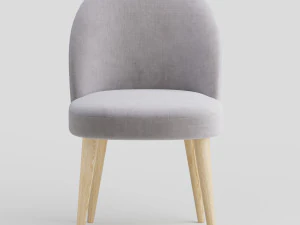 Dining soft chair Timon II 3D Model