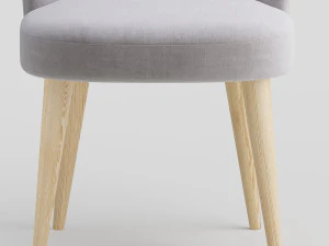 Dining soft chair Timon II 3D Model