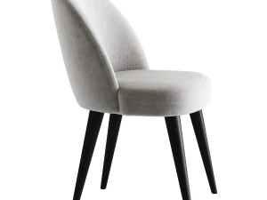 Dining soft chair Timon II 3D Model