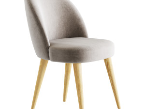 Dining soft chair Timon II 3Dモデル