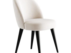 Dining soft chair Timon II 3D Model