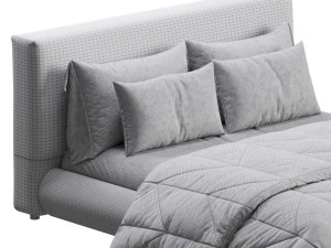 Dream Bed With Storage 3D Model