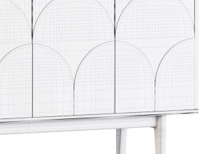 Ercol Amalfi Sideboard 3D Model