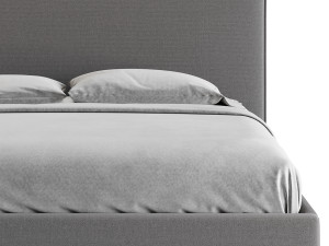 FACADE SHADOW VELVET QUEEN BED 3Dモデル