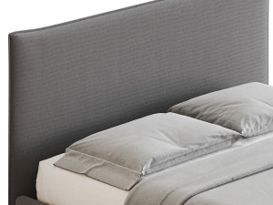 FACADE SHADOW VELVET QUEEN BED 3Dモデル