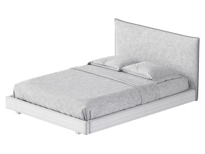 FACADE SHADOW VELVET QUEEN BED 3Dモデル