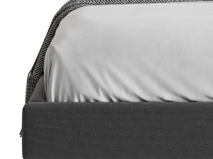 Fasde grey bed 3D Модель