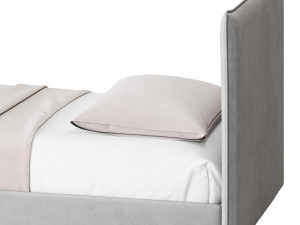 Fasde grey bed 3D Модель