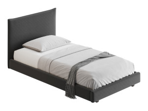 Fasde grey bed 3D Модель