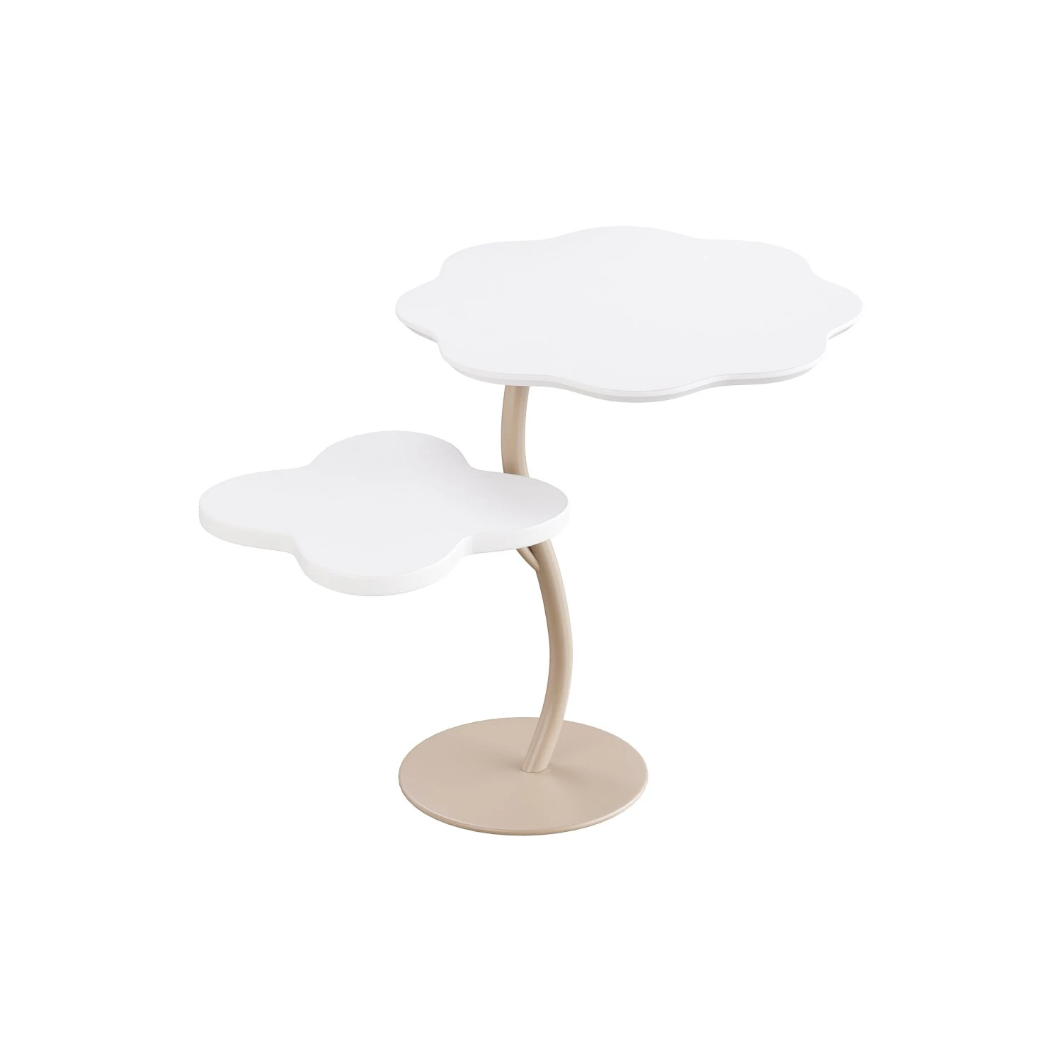 Luxurious Two Surface Table 3D Model .c4d .max .obj .3ds .fbx .stl .blend