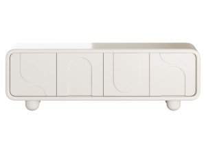 French floor standing TV cabinet Model 3D