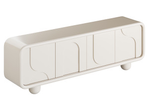 French floor standing TV cabinet Model 3D