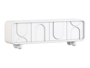 French floor standing TV cabinet Model 3D