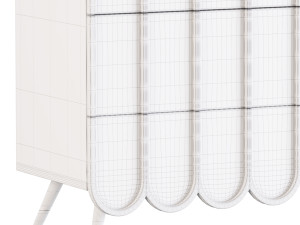 French style chest of drawers 3Dモデル