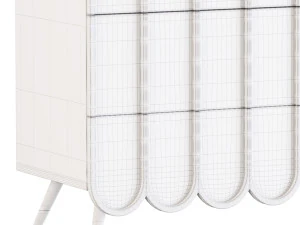 Komoda w stylu francuskim Model 3D