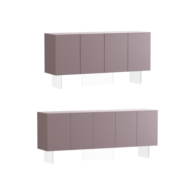 Glass Sideboard 3Dモデル .c4d .max .obj .3ds .fbx .stl .blend