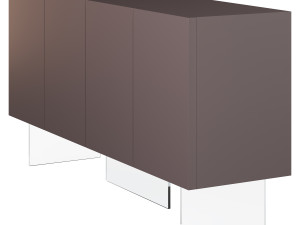 Glass Sideboard Model 3D