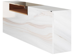 Glass sideboard Modello 3D