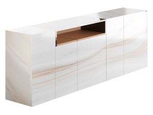 Glass sideboard Modello 3D