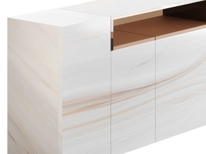 Glass sideboard Modello 3D