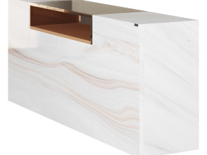 Glass sideboard Modello 3D