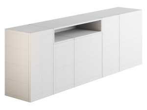 Glass sideboard Modello 3D
