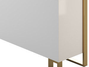 Glossy White Buffet Modelo 3D