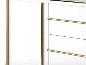 光沢のある白いビュッフェ 3Dモデル