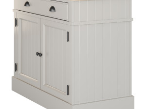 Harrogate 2 Door Sideboard in Prairie 3D 모델