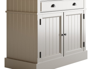 Harrogate 2 Door Sideboard in Prairie 3D 모델