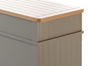 Harrogate 2 Door Sideboard in Prairie 3D 모델
