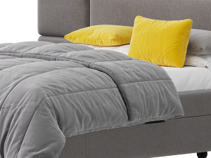 Hart Upholstered Bed Frame 3D 모델