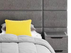 Hart Upholstered Bed Frame 3D Model