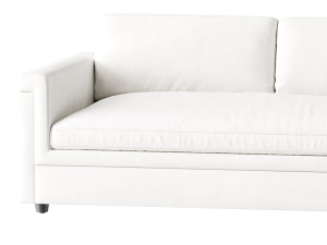 IVORY PERFORMANCE VELVET SOFA Modelo 3D