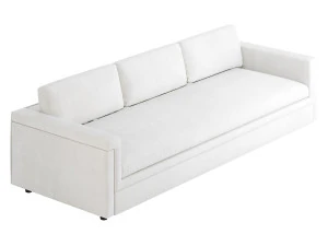 IVORY PERFORMANCE VELVET SOFA 3D Model