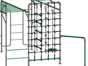 JUNIOR JUNGLE KAKADU MONKEY BARS Modello 3D